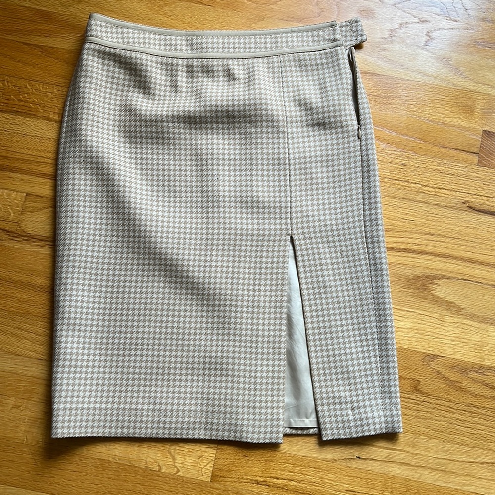 J Crew herringbone skirt